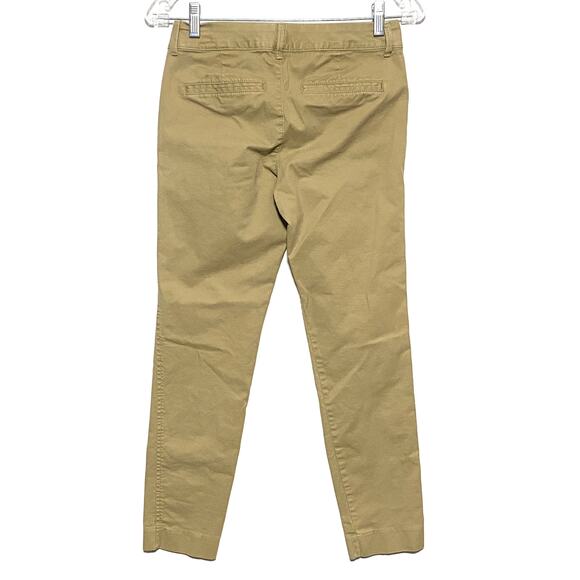 Old Navy Pixie Khakis Chinos Camelot Stretch Front Pockets Women 0R 0 R Y2K 2016 - Picture 2 of 7